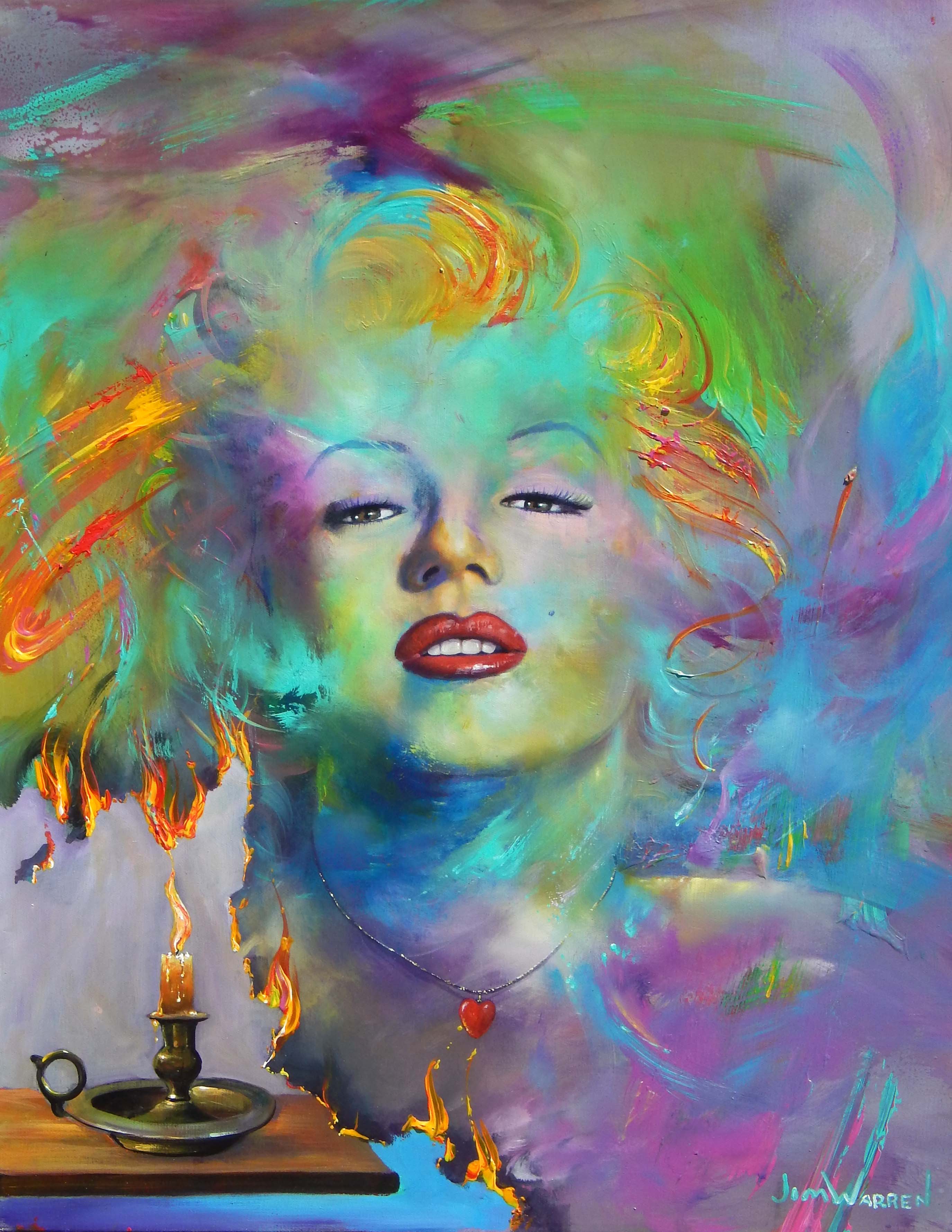 Jim Warren Multi-Colored Marilyn